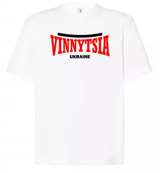 Футболка Оверсайз Vinnytsia Ukraine Білий фото