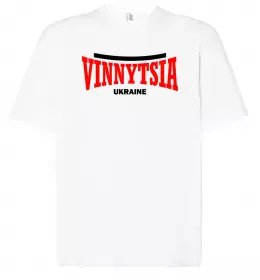 Футболка Оверсайз Vinnytsia lover Черный фото