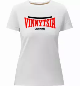 Женская премиум футболка Vinnytsia lover Черный фото