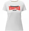 Женская премиум футболка Vinnytsia Ukraine Белый фото