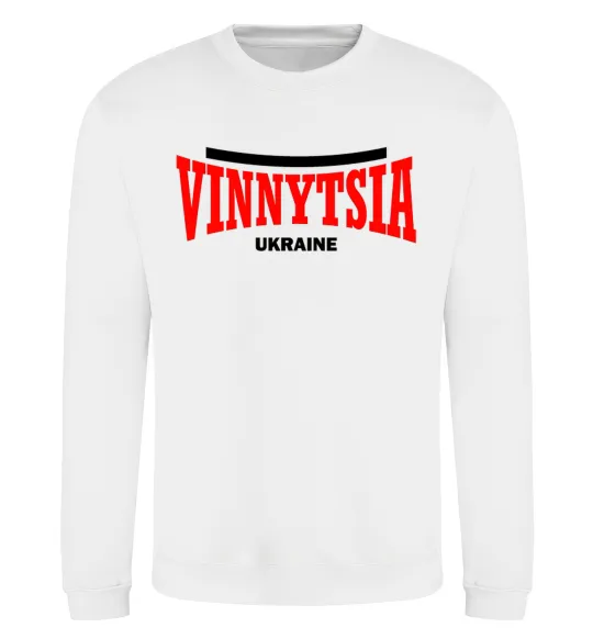 Світшот Vinnytsia Ukraine Білий фото