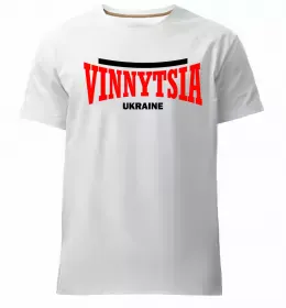 Мужская премиум футболка Vinnytsia lover Черный фото