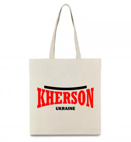 Эко-сумка Kherson Ukraine Бежевый фото