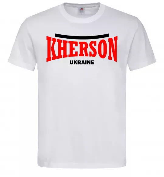 Мужская футболка Kherson Ukraine Белый фото