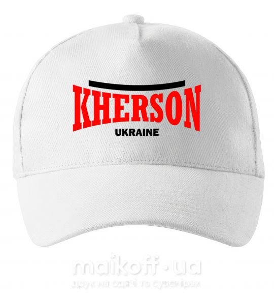 Кепка Kherson Ukraine Білий фото