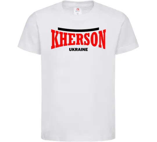 Детская футболка Kherson Ukraine Белый фото