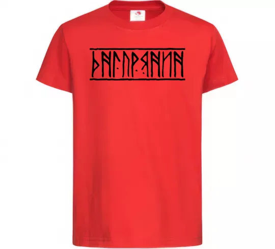 Детская футболка Дніпрянин Красный фото