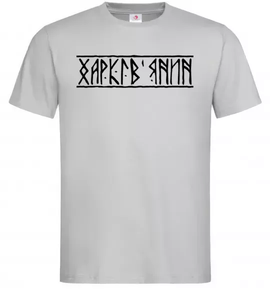 Мужская футболка Харків'янин Серый фото