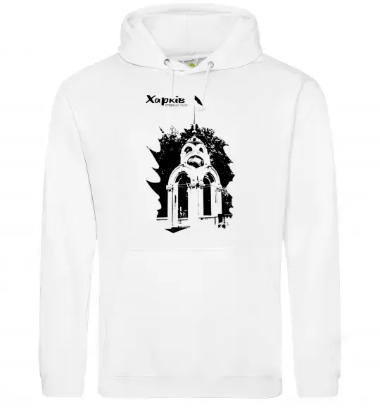 Женская толстовка (худи) Харків столиця світу Белый фото