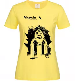 Жіноча футболка Харків райони Білий фото