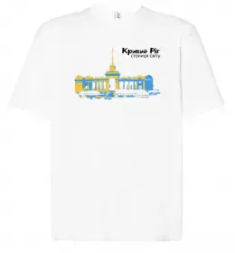 Футболка Оверсайз Кривий Ріг Україна Белый фото