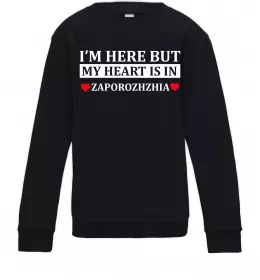 Детский Свитшот Запоріжжя Україна Серый меланж фото