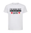 Детская футболка I'm here but my heart is in Lviv Белый фото