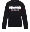 Дитячий світшот I'm here but my heart is in Zhytomyr Чорний фото