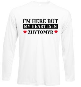 Лонгслів I'm here but my heart is in Zhytomyr