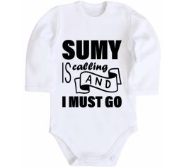 Детский боди Sumy is calling and i must go