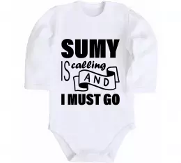 Детский боди My heart in Sumy Белый фото