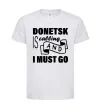 Детская футболка Donetsk is calling and i must go Белый фото