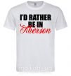 Чоловіча футболка I'd rather be in Kherson Білий фото