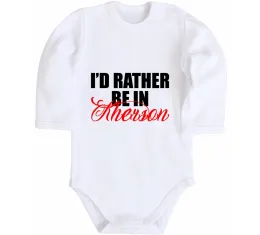 Дитячий бодік Straight outta Kherson Білий фото