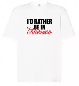 Футболка Оверсайз Kherson Ukraine Белый фото