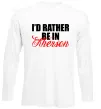 Лонгслів I'd rather be in Kherson Білий фото