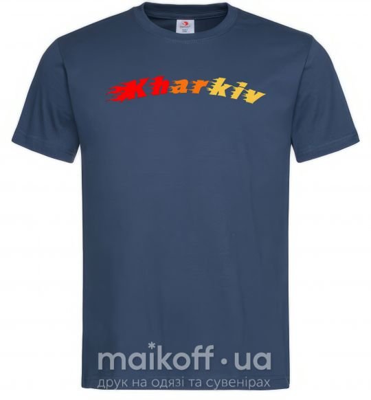 Мужская футболка Fire Kharkiv Темно-синий фото