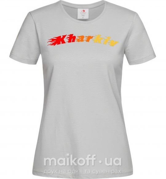 Женская футболка Fire Kharkiv Серый фото