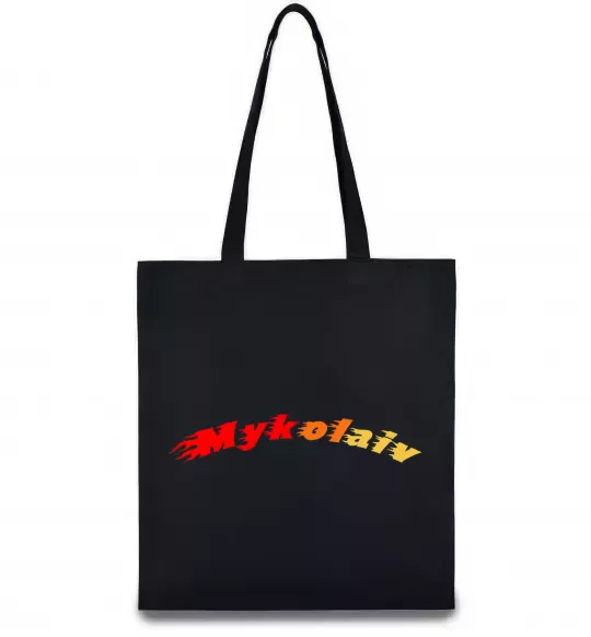 Еко-сумка Fire Mykolaiv Чорний фото