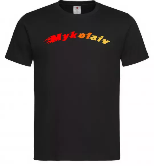 Чоловіча футболка Fire Mykolaiv Чорний фото