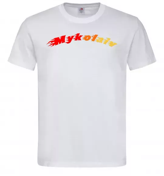 Чоловіча футболка Fire Mykolaiv Білий фото