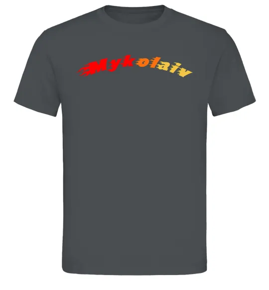 Чоловіча футболка Fire Mykolaiv Графіт фото