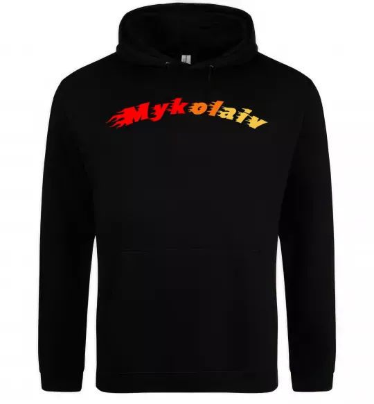 Жіноча толстовка (худі) Fire Mykolaiv Чорний фото