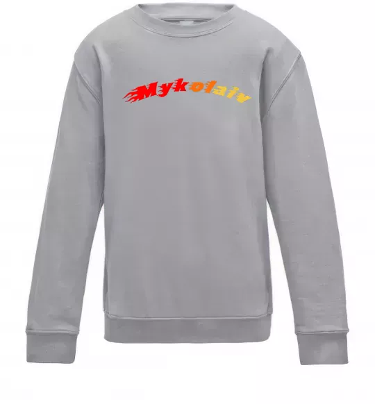 Дитячий світшот Fire Mykolaiv Сірий меланж фото