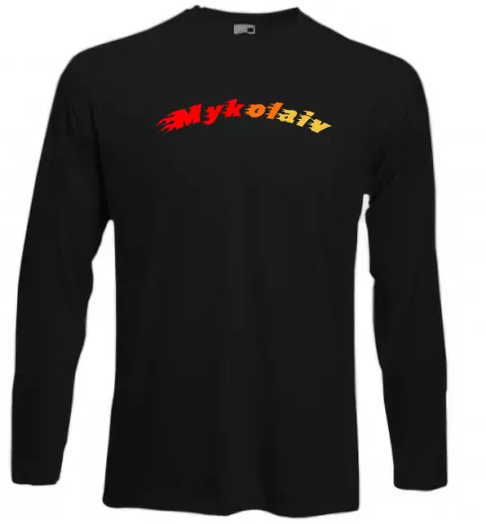 Лонгслів Fire Mykolaiv Чорний фото