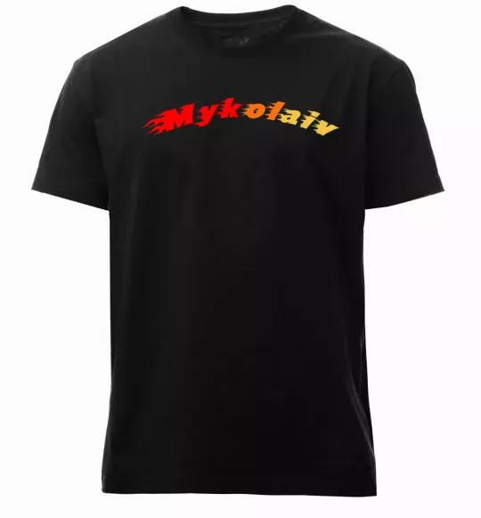 Мужская премиум футболка Fire Mykolaiv Черный фото