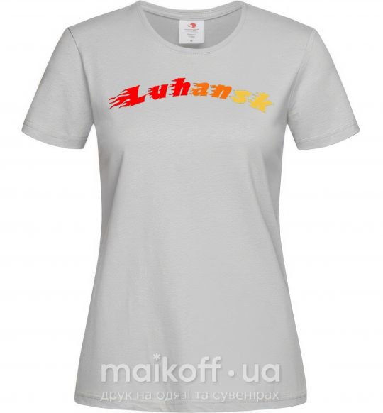 Женская футболка Fire Luhansk Серый фото