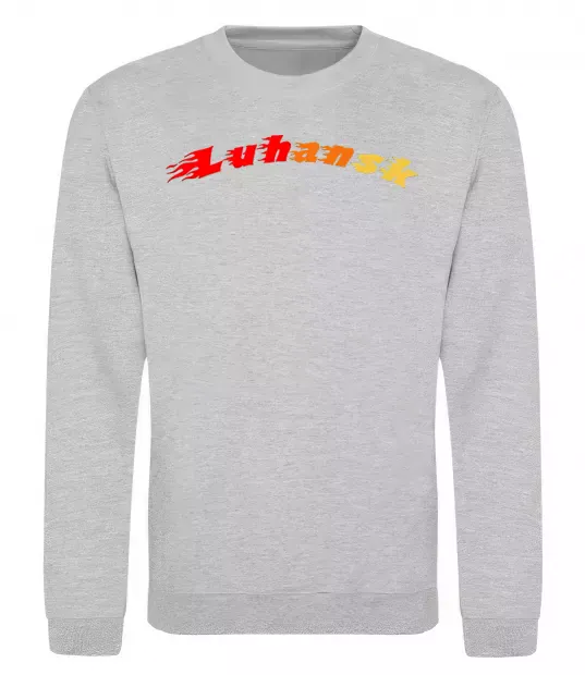 Свитшот Fire Luhansk Серый меланж фото