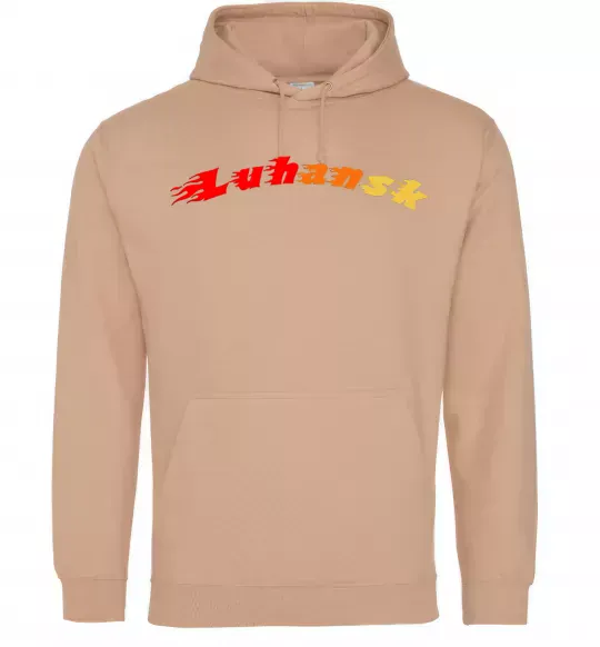 Чоловіча толстовка (худі) Fire Luhansk Пісочний фото