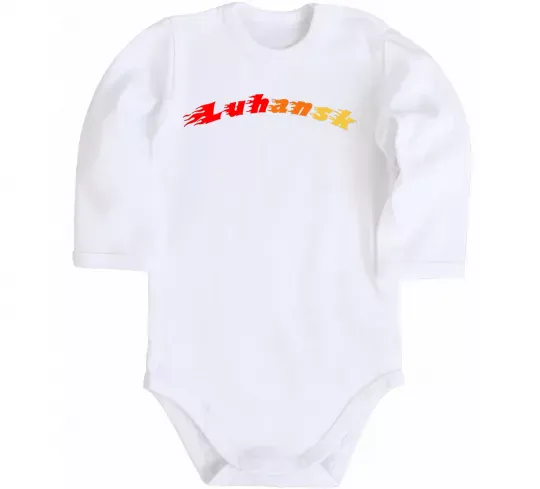 Детский боди Fire Luhansk Белый фото