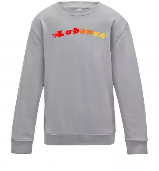 Дитячий світшот Fire Luhansk Сірий меланж фото