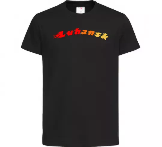 Дитяча футболка Fire Luhansk Чорний фото