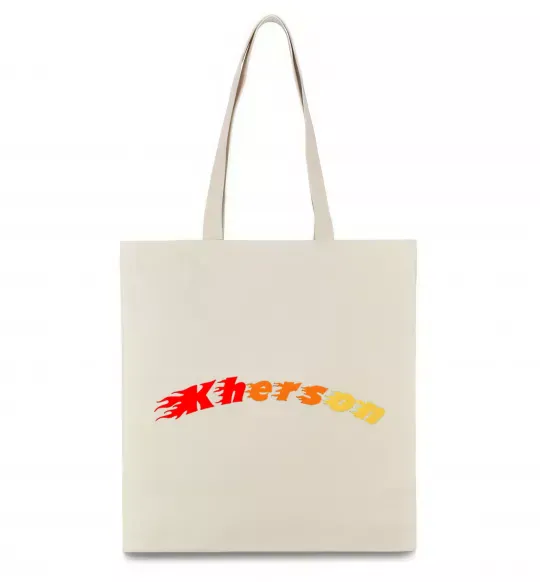 Эко-сумка Fire Kherson Бежевый фото