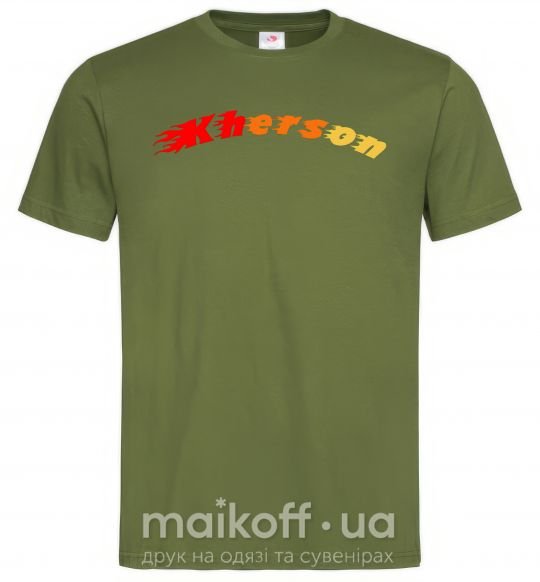 Мужская футболка Fire Kherson Оливковый фото