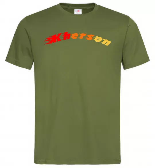 Чоловіча футболка Fire Kherson Оливковий фото