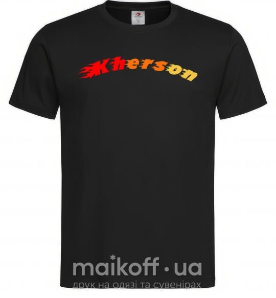 Чоловіча футболка Fire Kherson Чорний фото