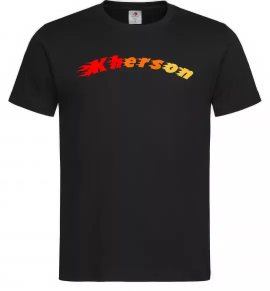 Чоловіча футболка Fire Kherson Чорний фото