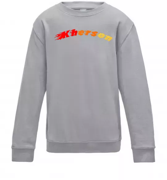 Дитячий світшот Fire Kherson Сірий меланж фото