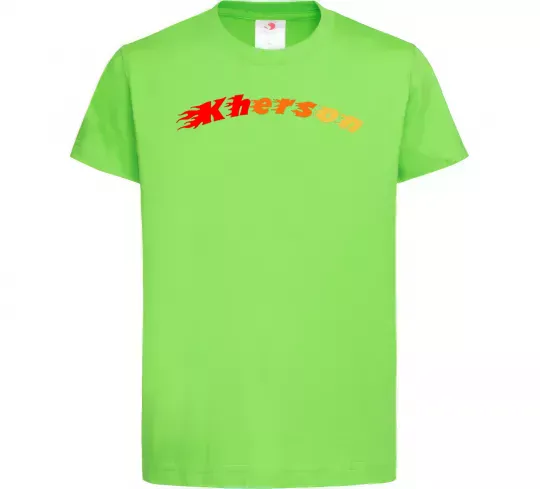 Детская футболка Fire Kherson Лаймовый фото