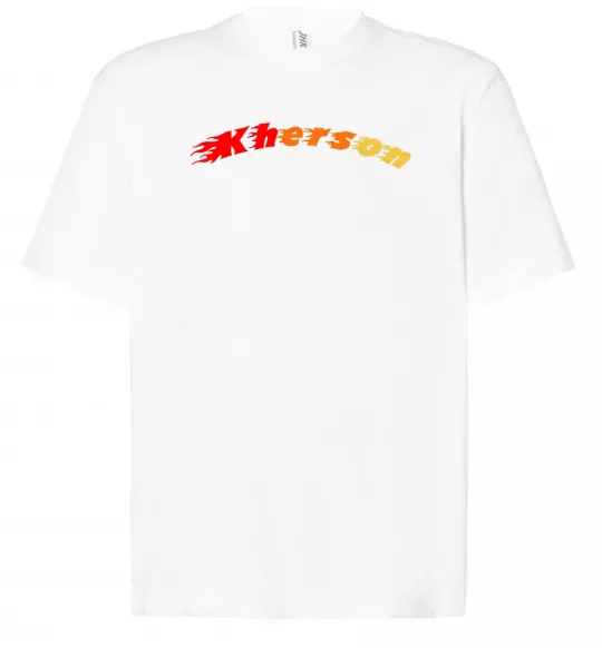 Футболка Оверсайз Fire Kherson Белый фото